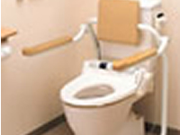 トイレ用手すり（はね上げ式）